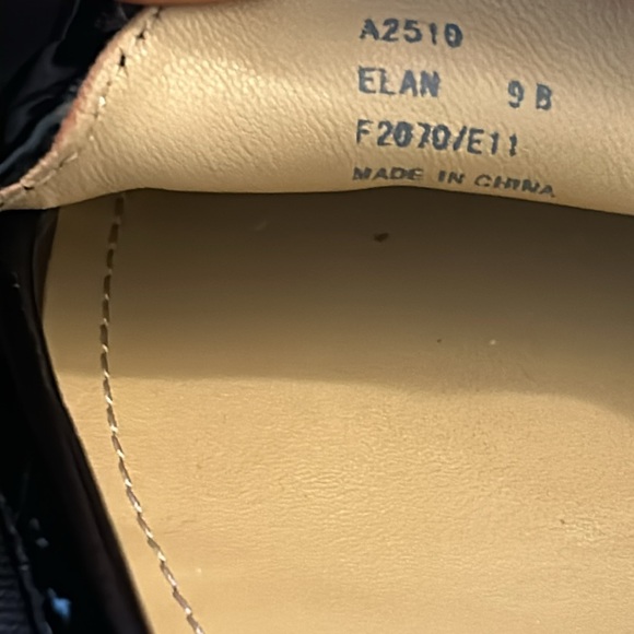 RARE* COACH ELAN jacquard flats small heel - Picture 4 of 8